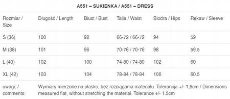 Praktyczna Sukienka | UNIWERSALNY STYL Stylowy Sukienka r.L Trend - zdjęcie 4