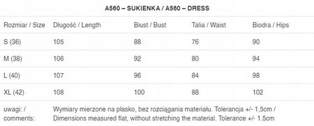 Stylowa Sukienka | UNIWERSALNY STYL Modny Sukienka r.XL Wygodny - zdjęcie 4