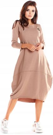 Codzienna Sukienka | HIT SEZONU Stylowy Sukienka r.L/XL Trend - zdjęcie 4