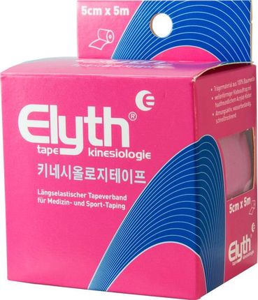 Kanzlsperger Gmbh Taśma Kinezjologiczna Elyth 5cm x 5m Czerwona 1szt. - zdjęcie 2