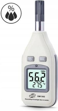 Benetech Higrometr Wilgotnościomierz Miernik Wilgotności I Temperatury Powietrza Lcd - zdjęcie 2