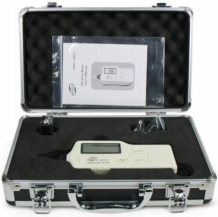 Benetech Wibrometr Cyfrowy Przenośny Miernik Wibracji Czujnik Drgań Maszyn Dróg Lcd (GM63A) - zdjęcie 5
