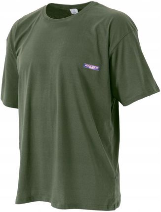 Podkoszulka męska t-shirt 6XL zielona bawełniana Size plus Oddychająca - zdjęcie 2