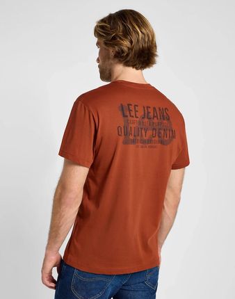 LEE SS RELAXED LOGO TEE SWEET MAPLE 112355724 - zdjęcie 2