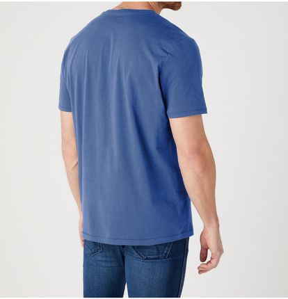 WRANGLER LOGO TEE NAUTICAL BLUE 112146382 W7MSD3XV2 - zdjęcie 2