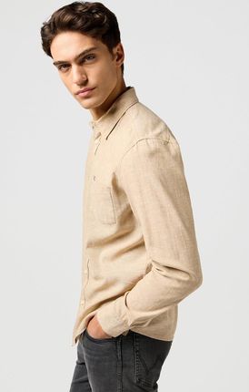 WRANGLER 1 PKT SHIRT TIMBERWOLF 112362754 - zdjęcie 2