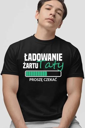 Ładowanie żartu taty - męska koszulka na prezent - zdjęcie 2