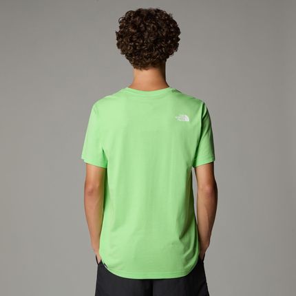 Koszulka męska The North Face S/S EASY zielona NF0A8A6CB2T - zdjęcie 3