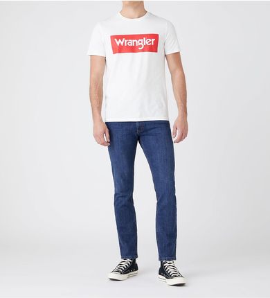 WRANGLER LOGO TEE OFF WHITE 112142862 W7MSD3737 - zdjęcie 2