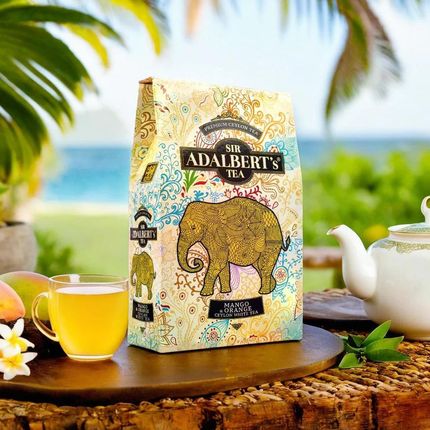 Adalbert'S Tea Mango & Orange White Liściasta 80g - zdjęcie 3