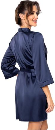 Szlafrok Damski Model Mari Navy - Donna - zdjęcie 2