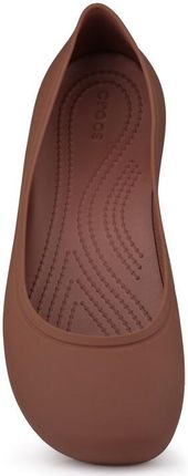 Balerina damskie na basen Crocs BROOKLYN FLAT SPICE - zdjęcie 2