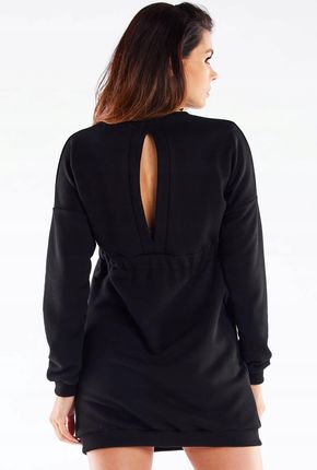 Codzienna Sukienka Czarny | UNIWERSALNY STYL Uniwersalna Sukienka Czarny Na - zdjęcie 2
