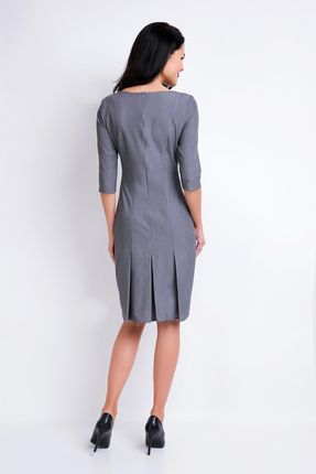 Codzienna Sukienka Szary | UNIWERSALNY STYL Modna Sukienka Szary r.XL Wygod - zdjęcie 2