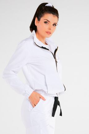 Nowa Bluza Biały | TREND Uniwersalna Bluza Biały r.L/XL Wygodna - zdjęcie 3