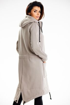 Praktyczna Bluza Szary | NOWOŚĆ 2025 Stylowa Bluza Szary Na Codzień r.S/M - zdjęcie 4