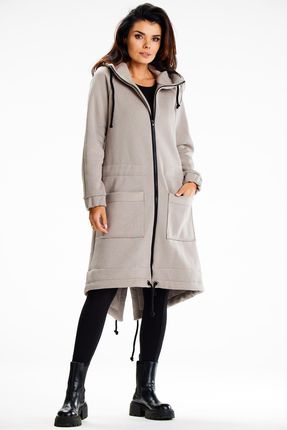 Praktyczna Bluza Szary | NOWOŚĆ 2025 Stylowa Bluza Szary Na Codzień r.S/M - zdjęcie 5