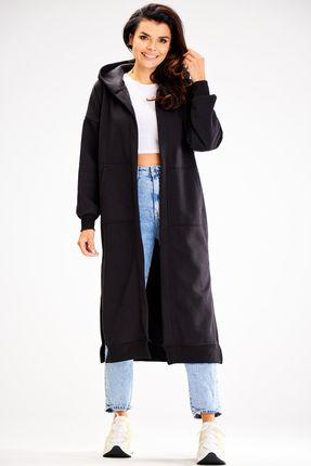 Casualowa Bluza Czarny | DOBRA JAKOŚĆ Uniwersalna Bluza Czarny Na Codzień r - zdjęcie 6