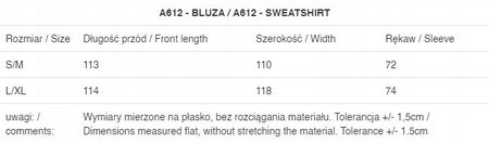 Uniwersalna Bluza | DOBRA JAKOŚĆ Stylowy Bluza r.S/M Trend - zdjęcie 2