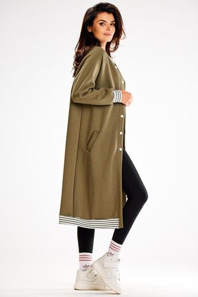 Praktyczna Bluza Khaki | IDEALNA NA CO DZIEŃ Praktyczna Bluza Khaki r.L/XL - zdjęcie 5