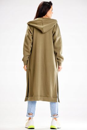 Wygodna Bluza Khaki | UNIWERSALNY STYL Stylowy Bluza Khaki r.L/XL Trend - zdjęcie 5
