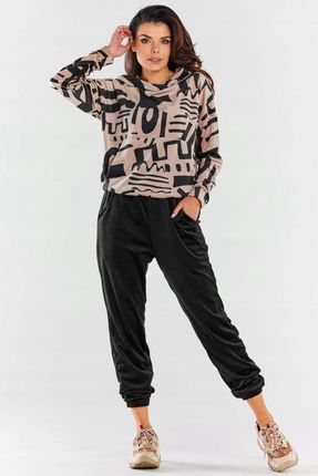 Modna Bluza Czarny | MUST HAVE Stylowa Bluza Czarny Na Codzień r.S - zdjęcie 5