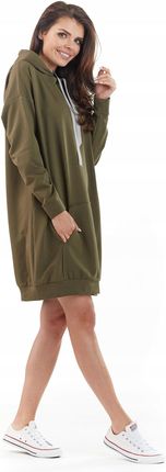 Modna Bluza Khaki | HIT SEZONU Stylowy Bluza Khaki ONE SIZE Trend - zdjęcie 3