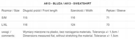 Praktyczna Bluza | DOBRA JAKOŚĆ Stylowa Bluza Na Codzień r.L/XL - zdjęcie 6