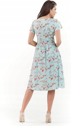 Casualowa Sukienka Niebieski | PREMIUM JAKOŚĆ Stylowy Sukienka Niebieski r. - zdjęcie 2