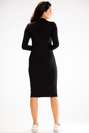 Letnia Sukienka Czarny | PREMIUM JAKOŚĆ Stylowy Sukienka Czarny r.L Trend - zdjęcie 5