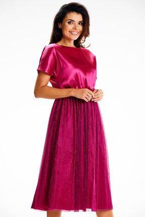 Casualowa Sukienka | PREMIUM JAKOŚĆ Stylowy Sukienka r.L Trend - zdjęcie 2