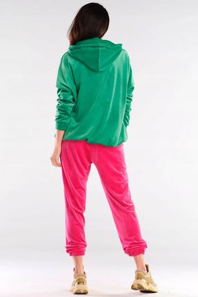 Casualowa Bluza Zielony | WYGODNA Wygodna Bluza Zielony UNIWERSALNY Na Codz - zdjęcie 2