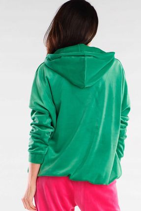Casualowa Bluza Zielony | WYGODNA Wygodna Bluza Zielony UNIWERSALNY Na Codz - zdjęcie 4