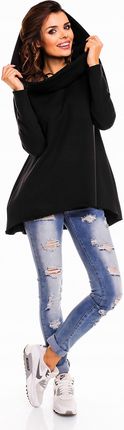 Wygodna Bluza Czarny | WYGODNA Stylowa Bluza Czarny Na Codzień r.L/XL - zdjęcie 5