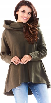Wygodna Bluza Khaki | TREND Stylowa Bluza Khaki Na Codzień r.S/M - zdjęcie 2