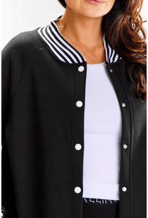 Praktyczna Bluza Czarny | WYGODNA Modna Bluza Czarny Na Codzień r.L/XL - zdjęcie 2