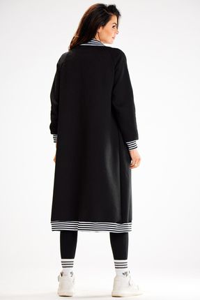 Praktyczna Bluza Czarny | WYGODNA Modna Bluza Czarny Na Codzień r.L/XL - zdjęcie 3