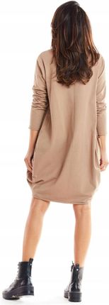Casualowa Sukienka | IDEALNA NA CO DZIEŃ Stylowy Sukienka r.L/XL Trend - zdjęcie 4
