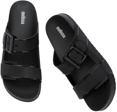 Klapki damskie Melissa M 35832 cozy connection slide ad black (37, Czarny) - zdjęcie 3