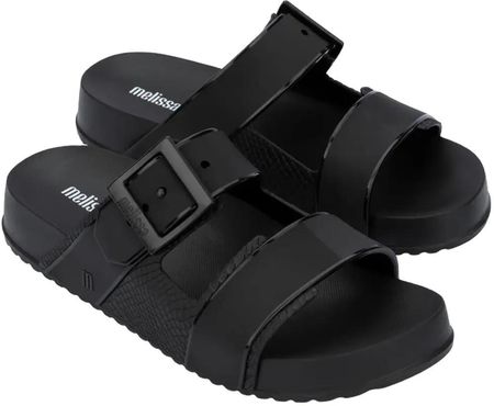 Klapki damskie Melissa M 35832 cozy connection slide ad black (37, Czarny) - zdjęcie 4