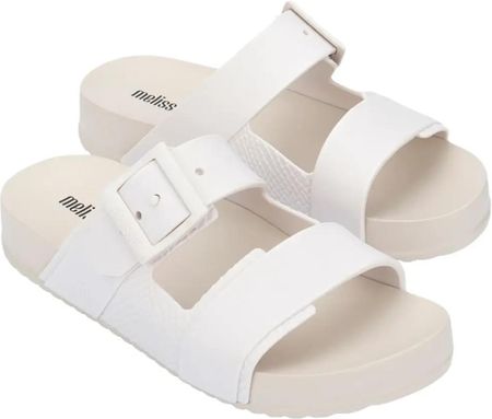 Klapki damskie Melissa M 35832 cozy connection slide ad white/beige (37, Biały) - zdjęcie 3