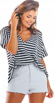 Nowa Bluzka Czarne | UNIWERSALNY STYL Stylowy Bluzka Czarne ONE SIZE Trend - zdjęcie 2