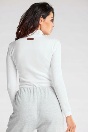 Modna Bluzka Biały | NOWOŚĆ 2025 Stylowy Bluzka Biały r.M Trend - zdjęcie 4
