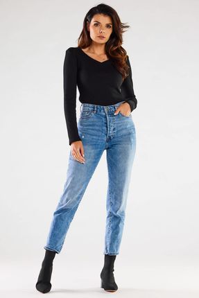Nowa Bluzka Czarny | TREND Stylowa Bluzka Czarny Na Codzień r.L - zdjęcie 6