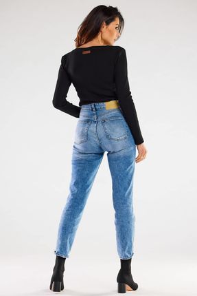Nowa Bluzka Czarny | TREND Stylowa Bluzka Czarny Na Codzień r.L - zdjęcie 5