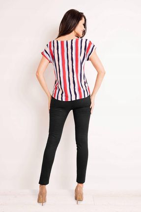 Praktyczna Bluzka | IDEALNA NA CO DZIEŃ Stylowy Bluzka r.XL Trend - zdjęcie 2