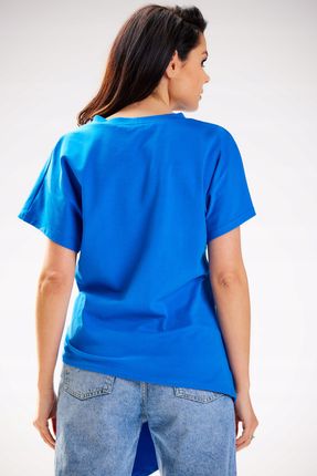 Nowa Bluzka Niebieski | WYGODNA Wygodna Bluzka Niebieski Na Codzień r.L/XL - zdjęcie 3
