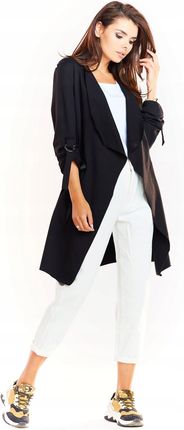 Casualowa Bluza Czarny | TREND Nowoczesna Bluza Czarny r.L/XL Wygodna - zdjęcie 2