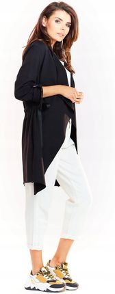 Casualowa Bluza Czarny | TREND Nowoczesna Bluza Czarny r.L/XL Wygodna - zdjęcie 3