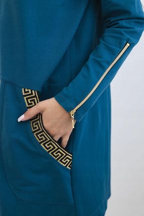 Bluza z ozdobną taśmą morska - zdjęcie 3